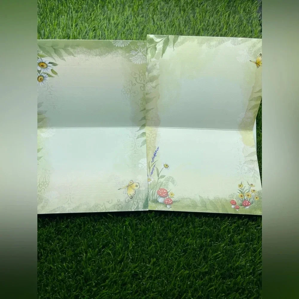 Unique Deluxe Mushroom Stationery Set in Keepsake Gift Box, New, Limited 💝 🍄